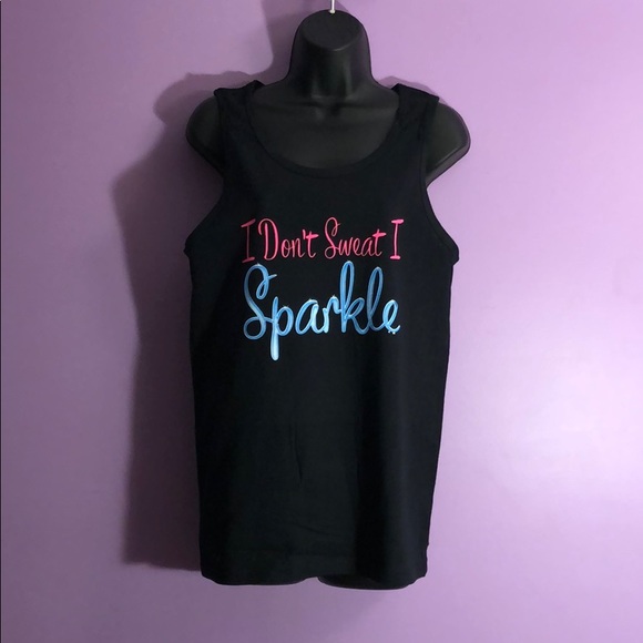 Boutique T-shirt I Don’t Sweat I Sparkle✨ - Picture 2 of 2